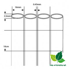 Brise vue en PVC noir double face