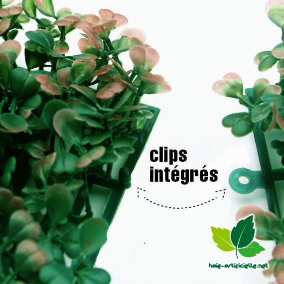 Feuillage Artificiel Imitation PHOTINIA avec clips intégrés