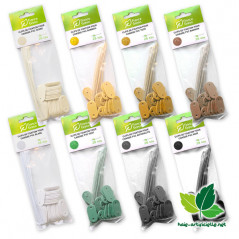 Différentes couleurs de clips de fixation pour canisse PVC vendus par 26