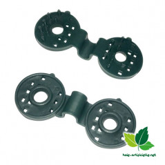 Clips de Fixation Brise vue vert foncé (par 20)