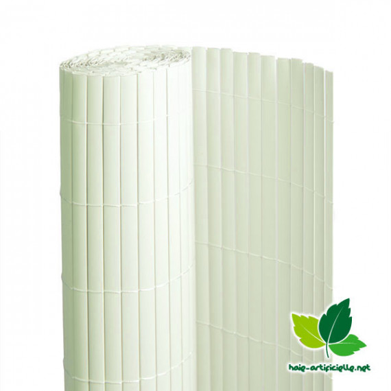 Canisse PVC - Ivoire - Double Face