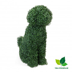 Chien buis artificiel 3D topiaire