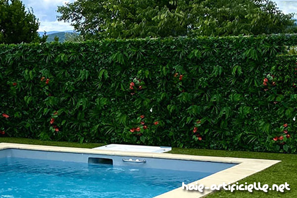 murs végétaux artificiels imitation feuillage tropical
