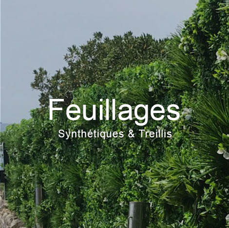 vente feuillages, murs artificielles et treillis extensibles