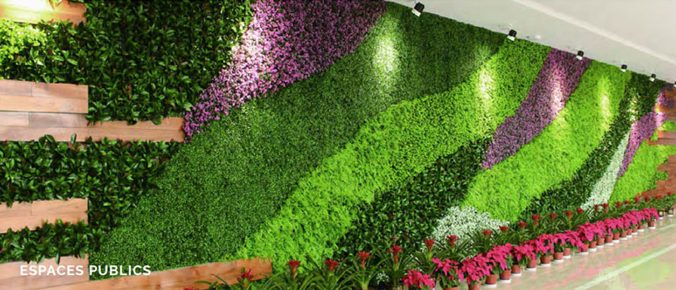 décoration haies artificielles et murs végétaux